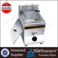 Western Restaurant Dedicated Commercial Natural Gas Fryer Kitchen Equipment 1-Tank 1-Basket Gas Deep Fryer